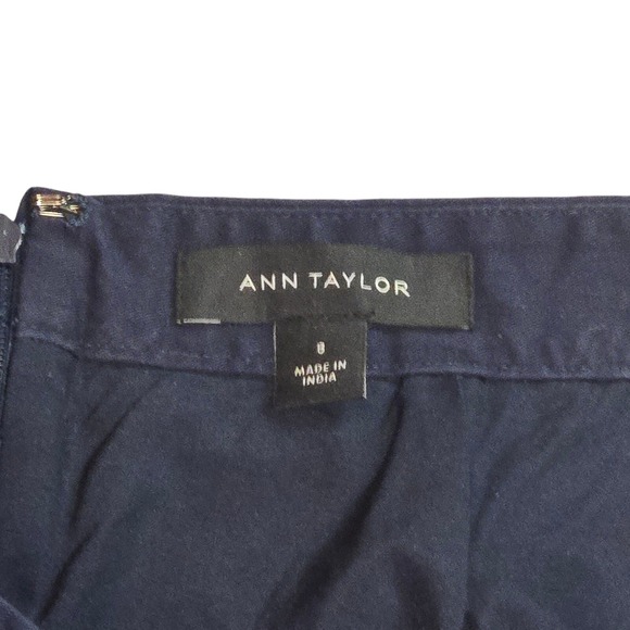 Ann‎ Taylor Cotton Eyelet A Line Skirt - Picture 4 of 7